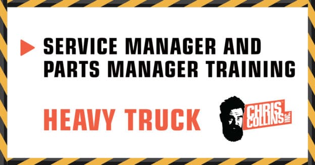 Heavy Truck Service Manager Parts M-training